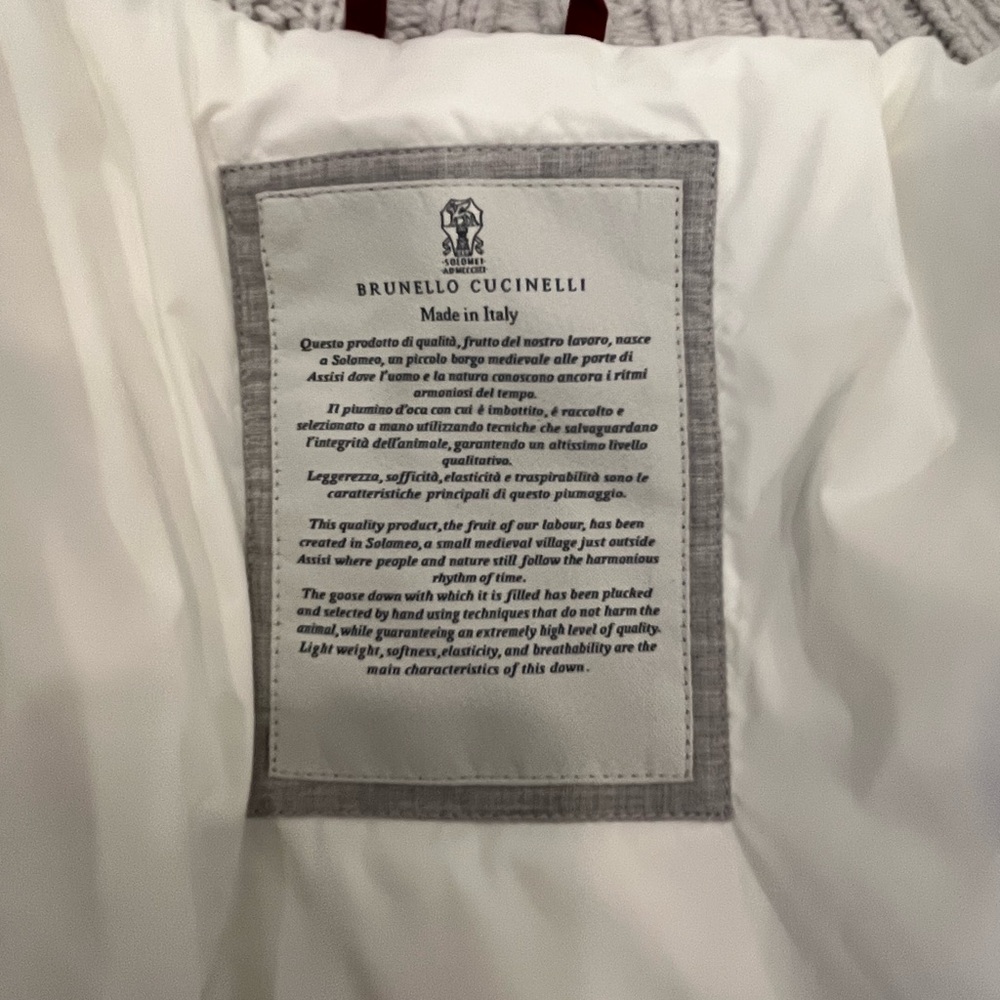 Brunello Cucinelli White Jacket